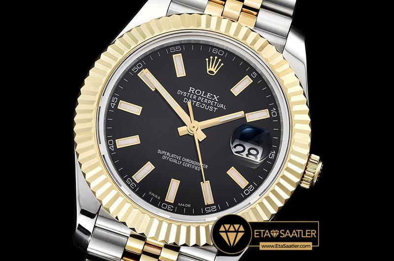 R2DJ0210F - DJ2 41mm Jub Flt YGSS Black Stk BP A3235 Mod 01.jpg modelleri R2DJ0210F - DJ2 41mm Jub Flt YGSS Black Stk BP A3235 Mod - 01.jpg